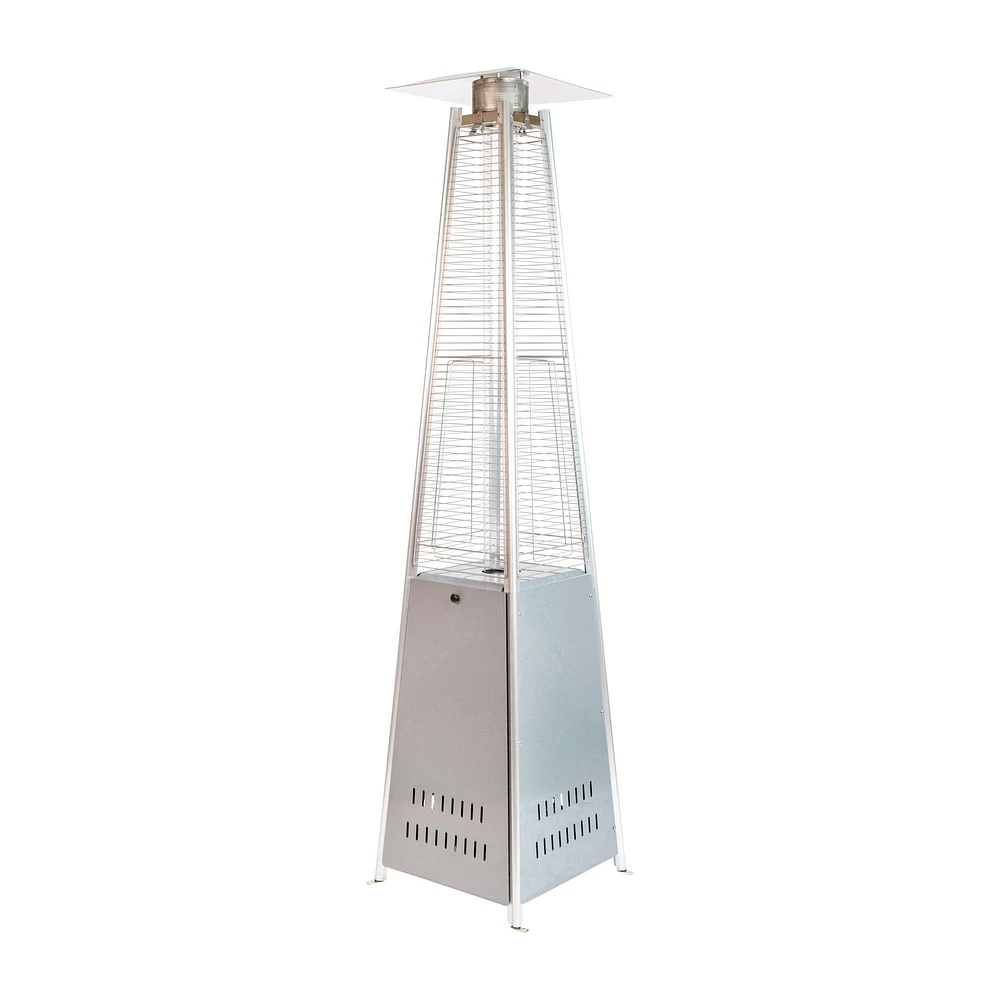 Paramount Flame Patio Heater - Grey and Silver