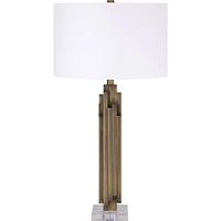 Lampe de table Gabriel en fer clair