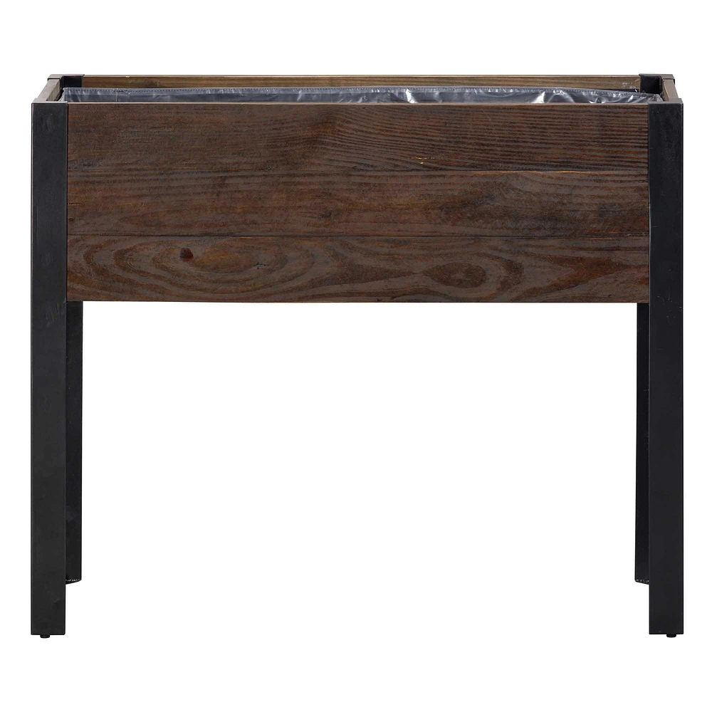 Rectangular wood Raised Planter