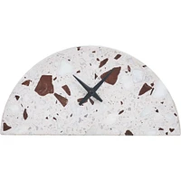 Saga Half Circle Table Clock