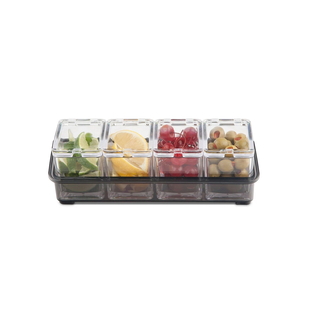 Compartment Tray for Bar Garnishes by Final Touch