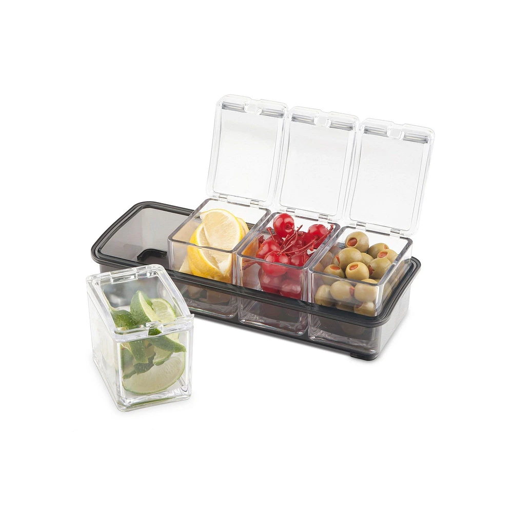 Compartment Tray for Bar Garnishes by Final Touch