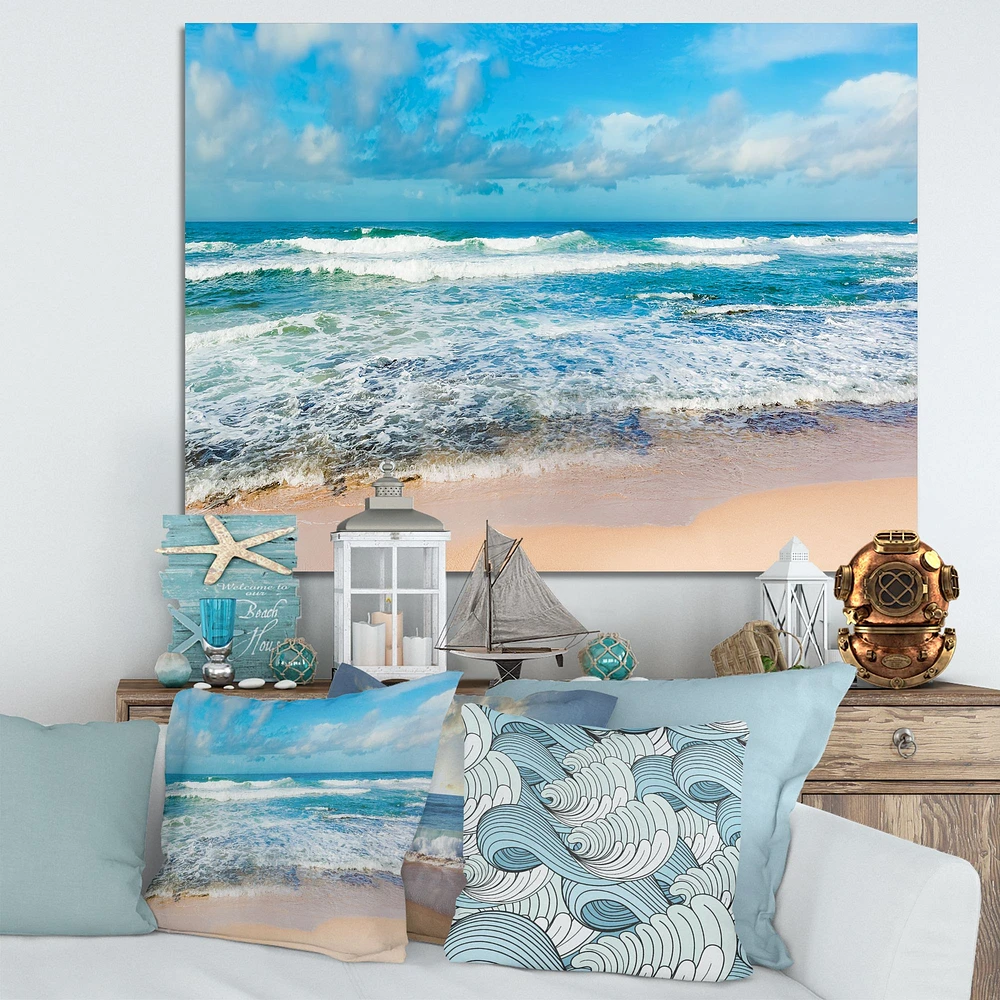 indian Ocean Panoramic View  Canvas Art