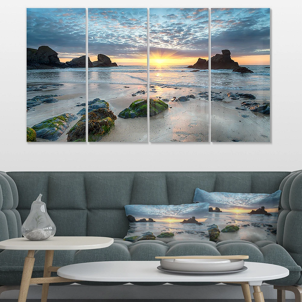 Beautiful Porthcothan Bay   Canvas Wall Art