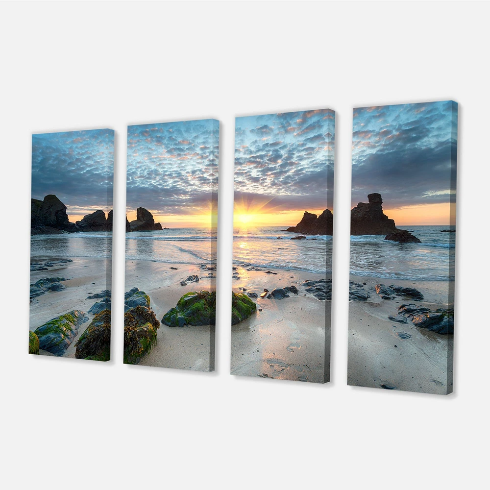 Beautiful Porthcothan Bay   Canvas Wall Art