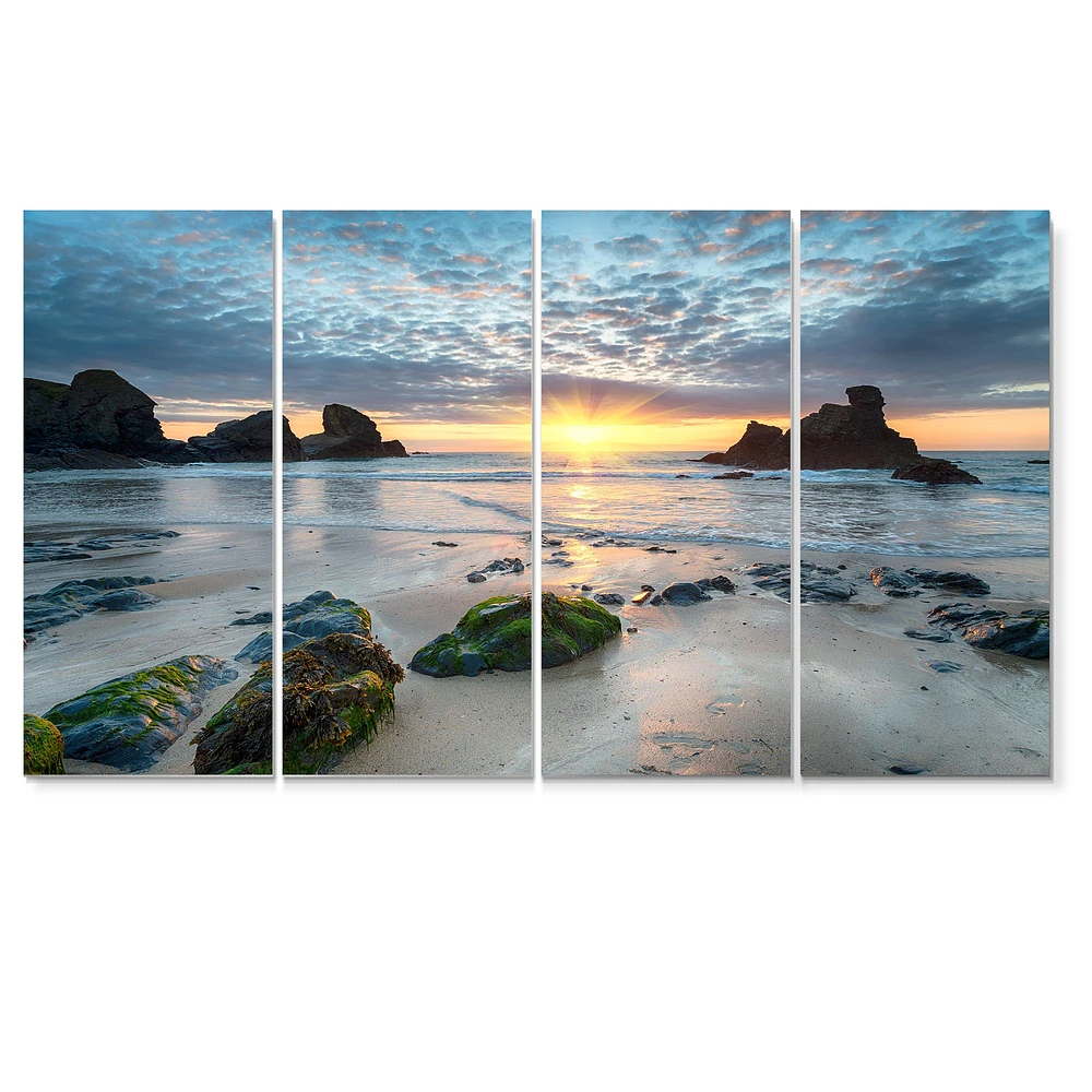 Beautiful Porthcothan Bay   Canvas Wall Art