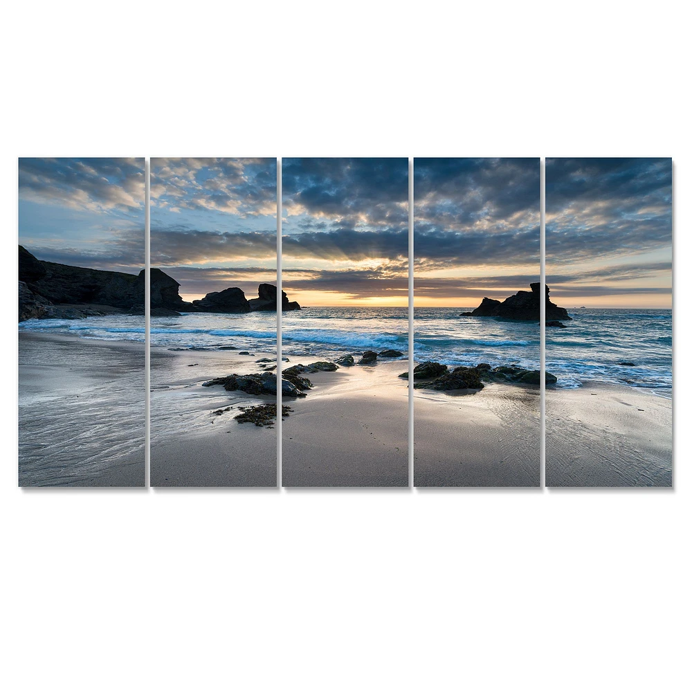 Beautiful Porthcothan Bay  Canvas Wall Art Print