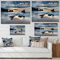 Beautiful Porthcothan Bay Canvas Wall Art