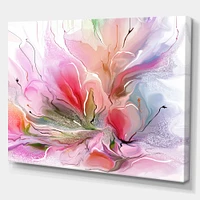 Lovely Painted Floral Design  Wall Art