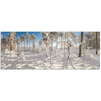 Winter Snow Covered Wood  Wall Art