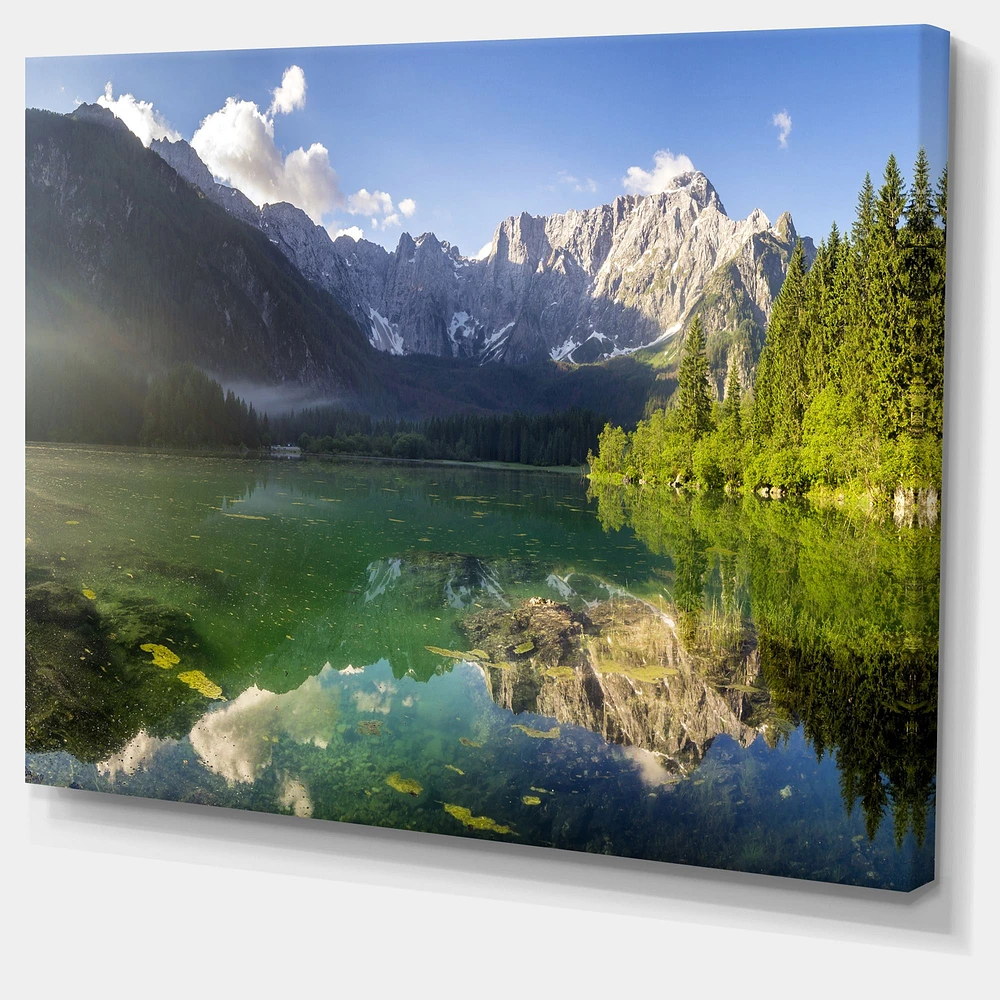 Green Mountain Lake the Alps  Wall Art