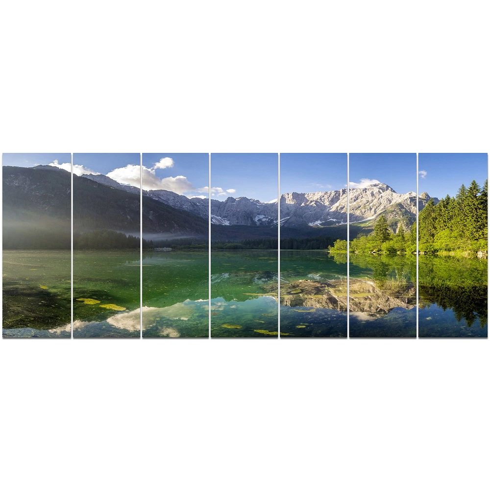 Green Mountain Lake the Alps  Wall Art