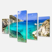 Greece Beaches of Milos Island  Canvas Wall Art