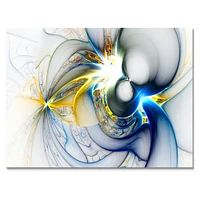 Shining Multi Colored Plasma  Wall Art Canvas