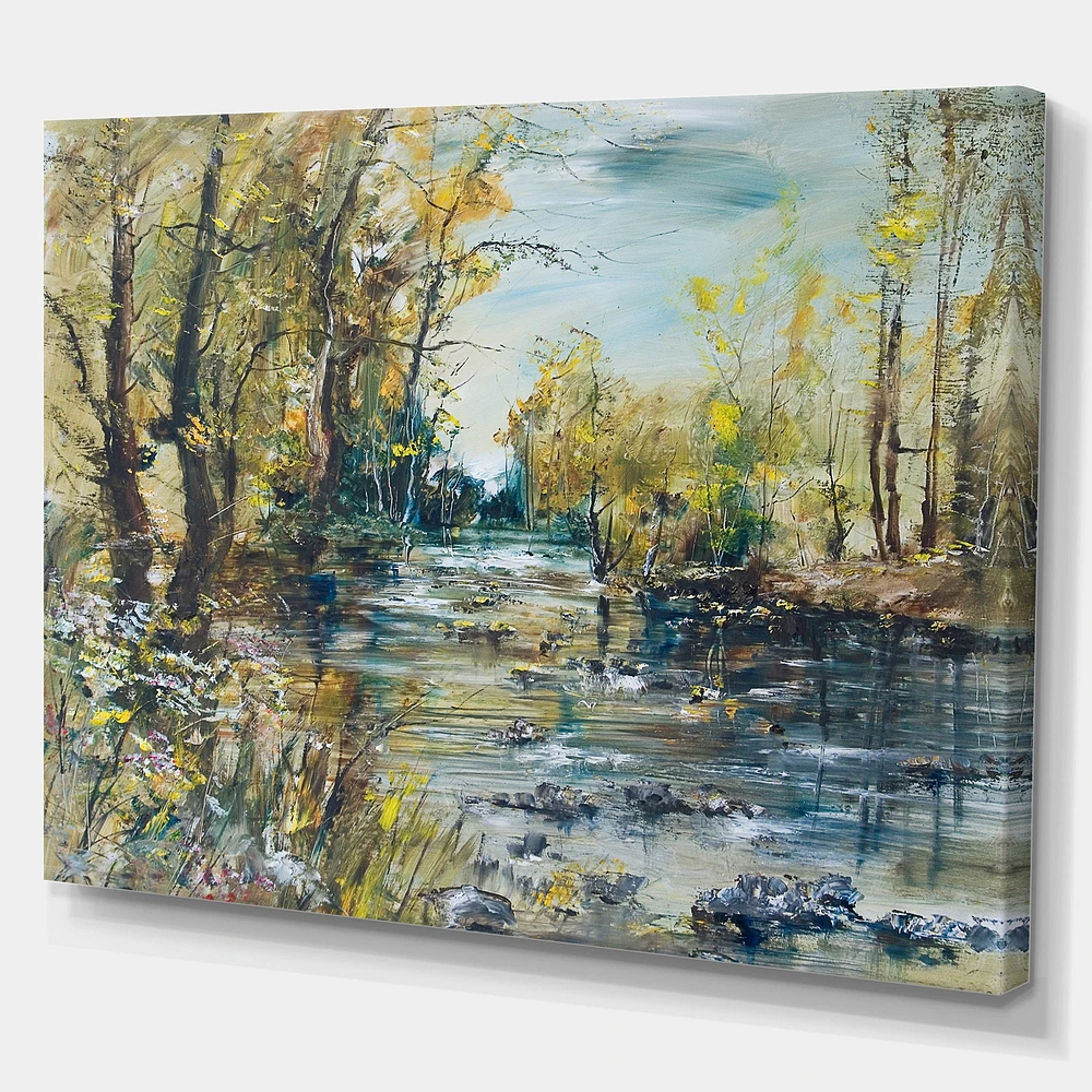 Toile « Rocky River the Forest »