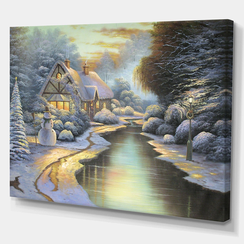 Evening Glow Chrismas Eve  Wall Art