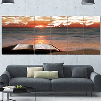 Open Bible Cloudy Sunset  Wall Art