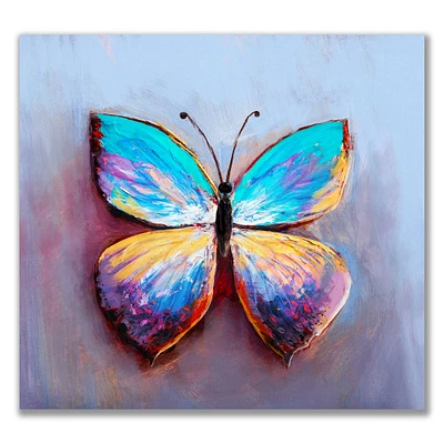 Butterfly Portrait Multicolors V  Wall Art