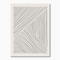 Toile « Minimal Geometrical Lines II »