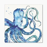 Blue Deep Sea VIII Canvas Wall Art