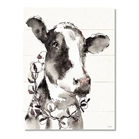 Toile « Cow Portrait Counrty Life »