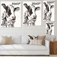 Toile « Cow Portrait Counrty Life »