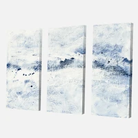 Toile « Blue Wipe Out