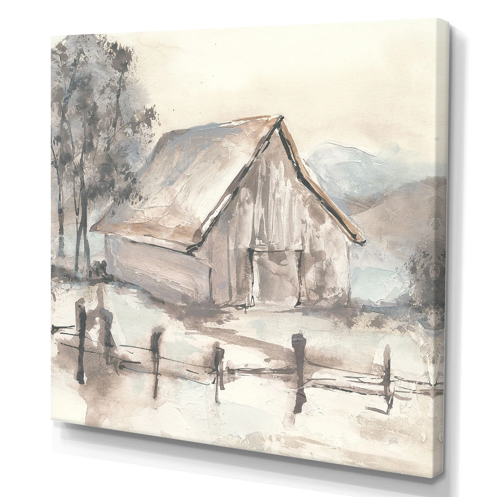 Farmhouse Barn Grey VII  Canvas