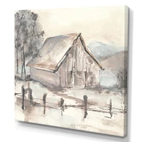 Farmhouse Barn Grey VII  Canvas