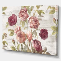 French Roses I  Canvas Wall Art