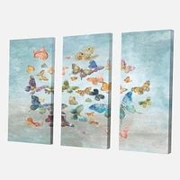 Butterflies Dancing I Canvas Wall Art