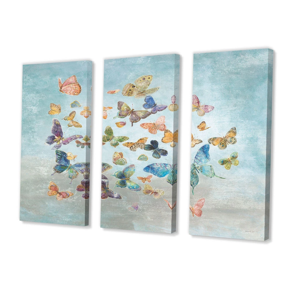 Butterflies Dancing I Canvas Wall Art