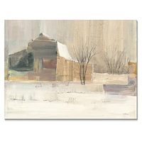 Toile « Winter on the Farm house »