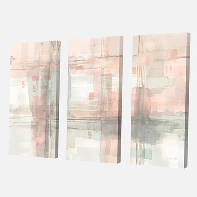 intersect II Grey Canvas Wall Art