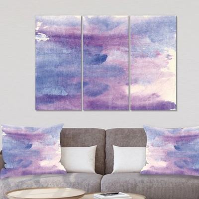 Toile « Watercolor Purple Haze II