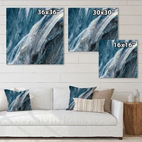 Splash Blue Indigo  Wall Art