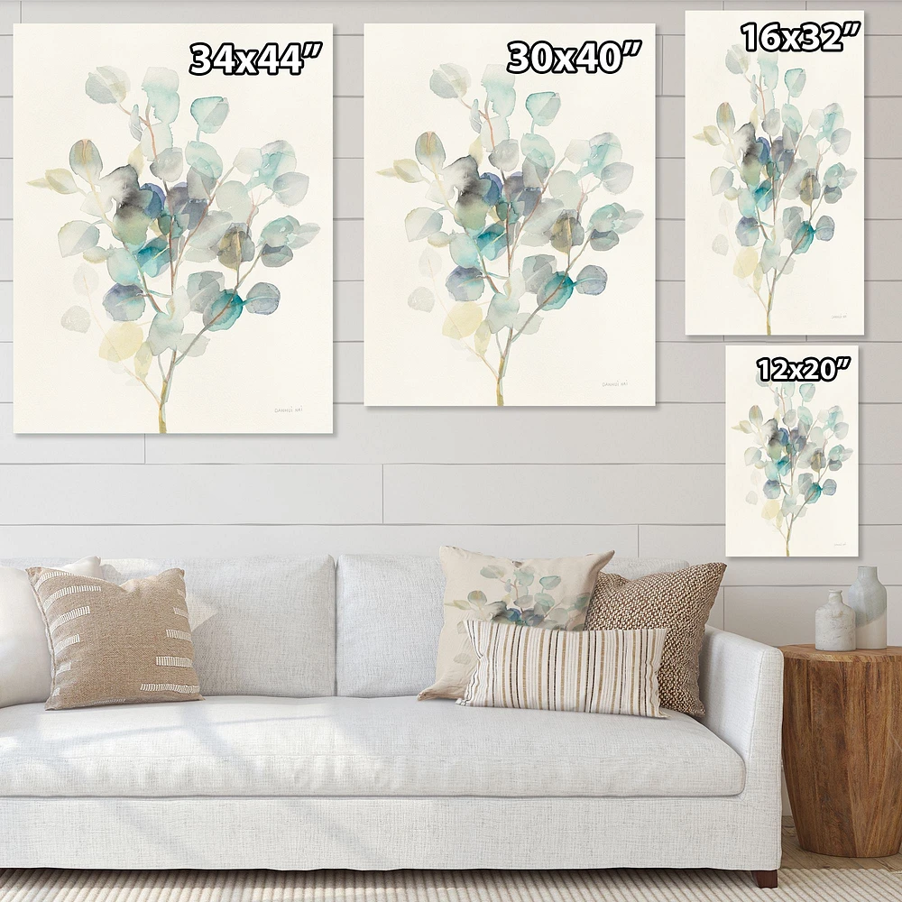 Eucalyptus Leaves I  Canvas Wall Art