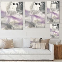 Watercolor Minimal Purple Tones I  Wall Art