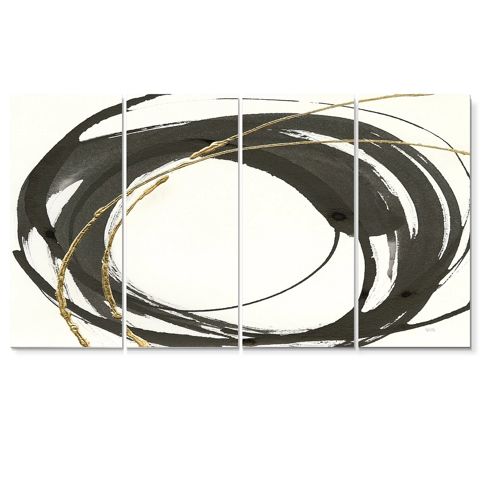 Gold our Circle I  Canvas Wall Art