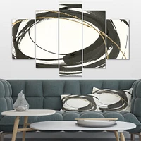 Gold our Circle I  Canvas Wall Art