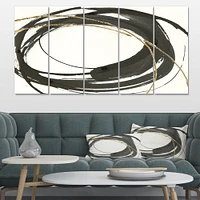 Gold our Circle I  Canvas Wall Art