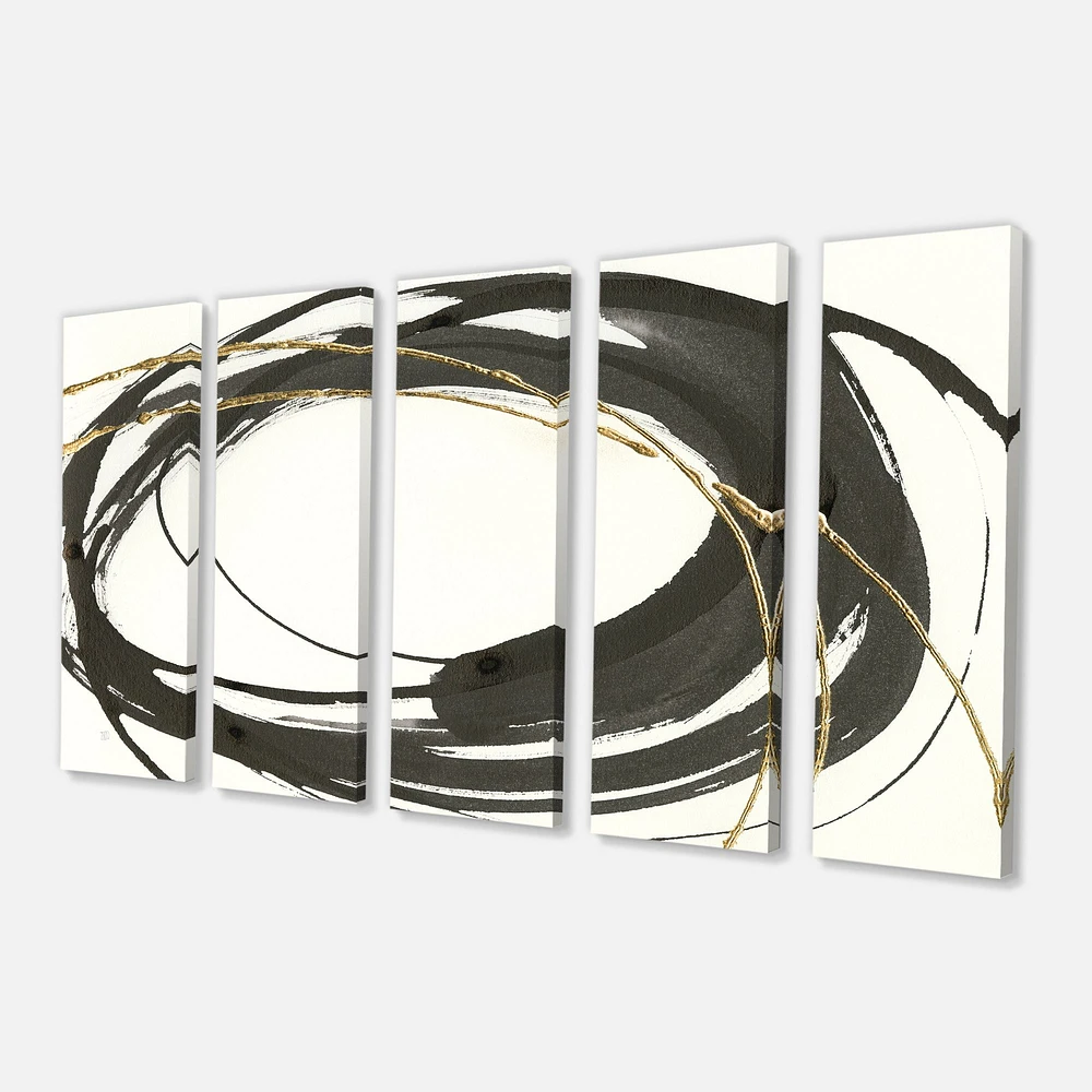 Gold our Circle I  Canvas Wall Art