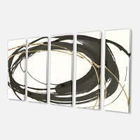 Gold our Circle I  Canvas Wall Art