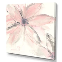 Pink Shabby Floral II  Canvas Artwork