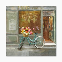 Paris French Flowershop  Canvas