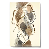 Gold Glam Squares III  Wall Art