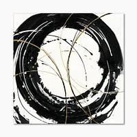 Gold Metallic Circle  Wall Art