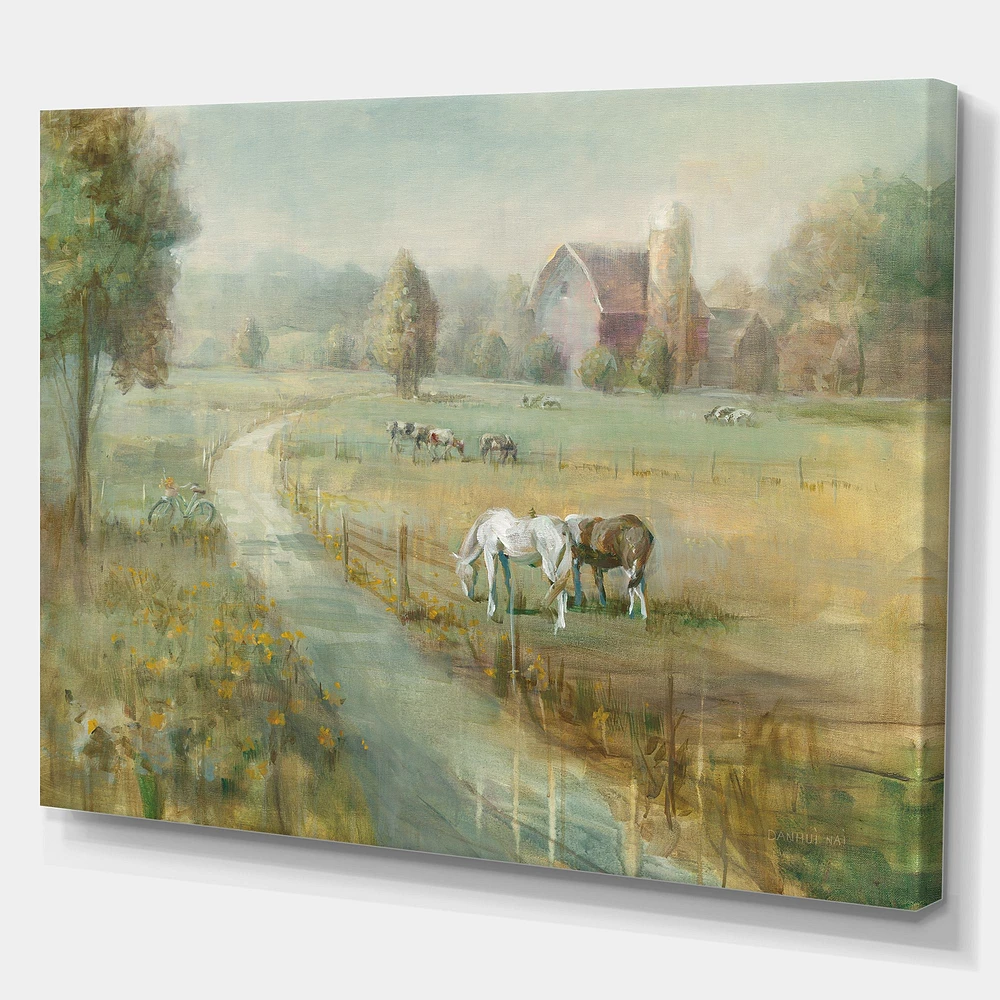 Toile « Tranquil Country Field