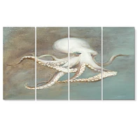 Octopus Treasures from the Sea  Canvas Wall Art