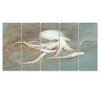 Octopus Treasures from the Sea  Canvas Wall Art